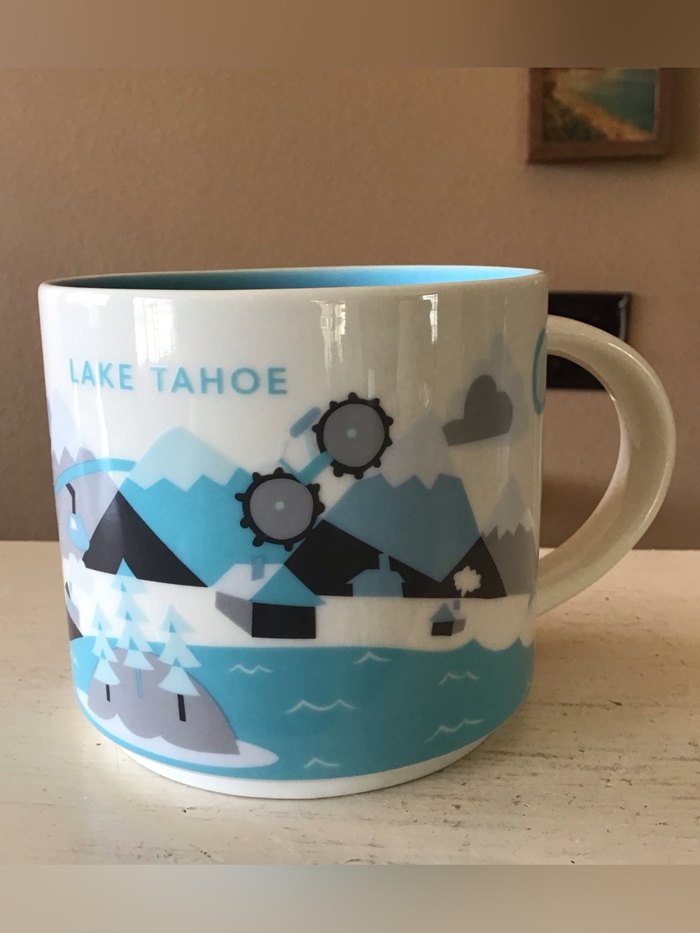 Starbucks Lake Tahoe You Are Here Collectible Mug